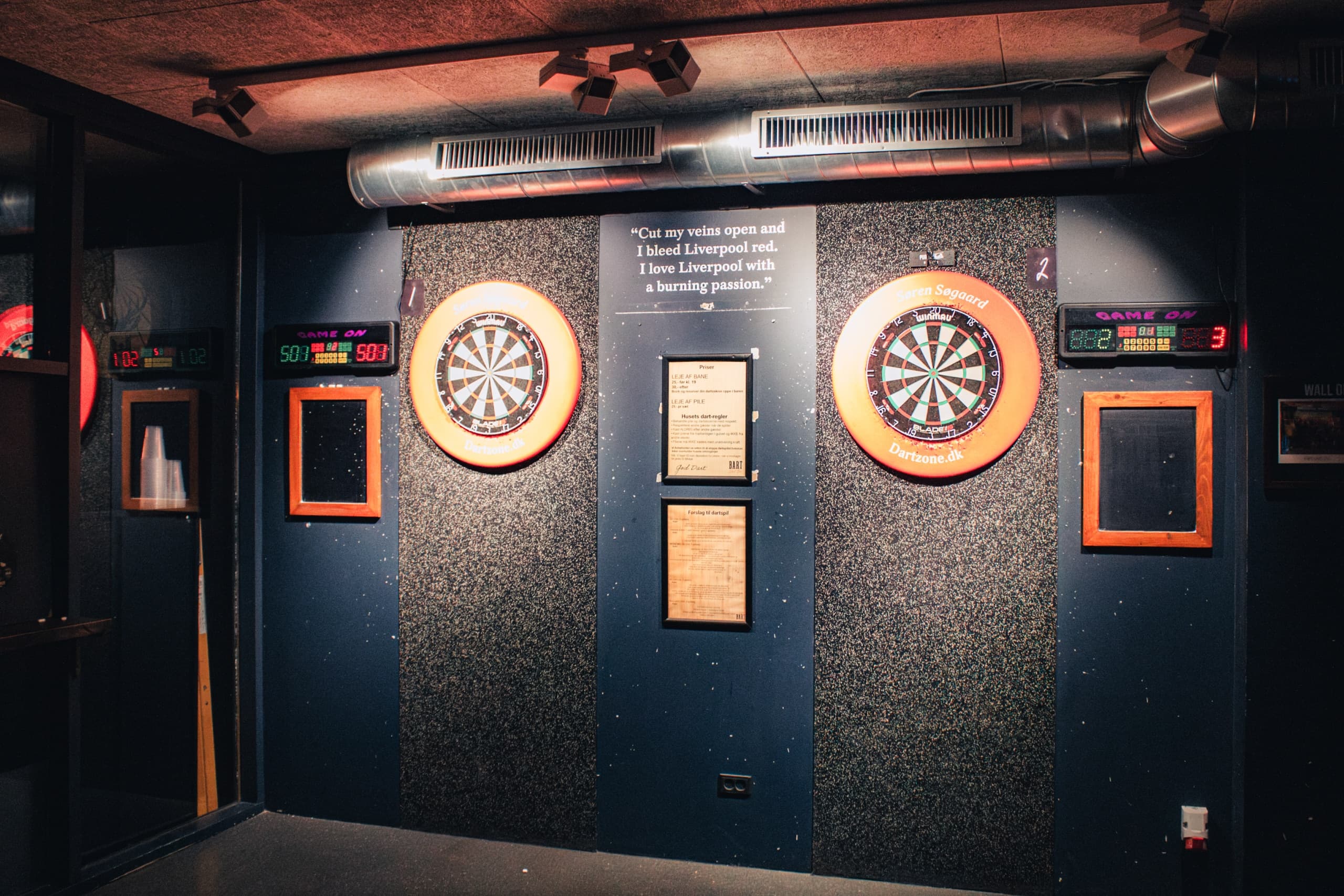 Scolia dartskiver hos BART